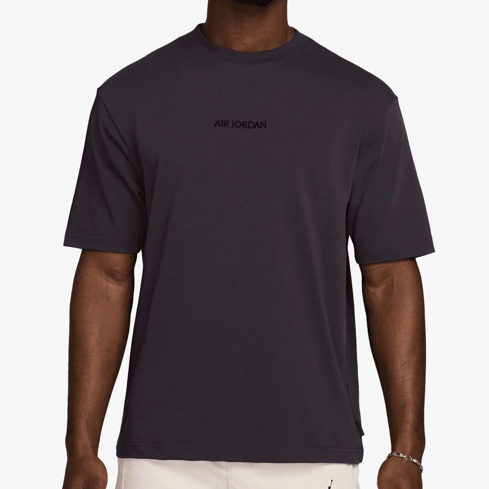 Jordan Air Men's Black Cotton WM 85 T-Shirt Size: L